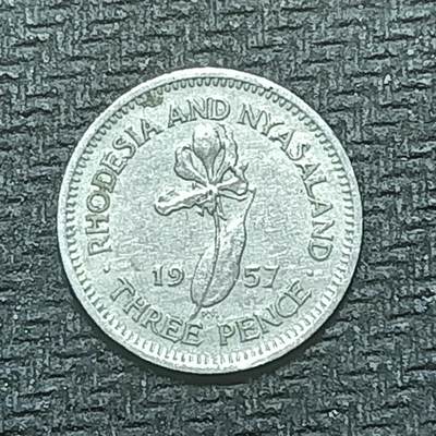 逸泉钱币2026B第十场世界钱币纪念币专场B1231-1615 - 1476罗得西亚和尼亚萨兰3便士