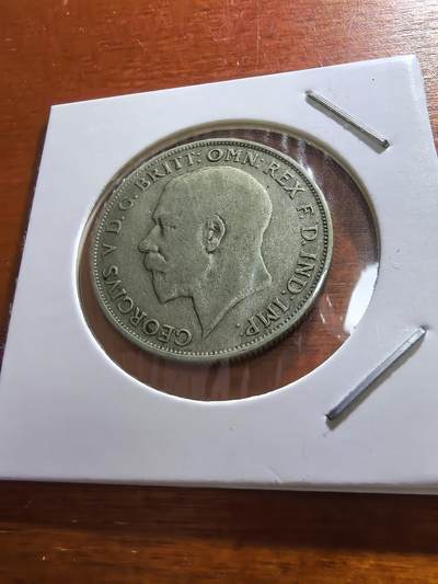 长老汇蛇年精选第九十九场拍卖 - 1921英国乔治五世1弗洛林银币，11.31克500银