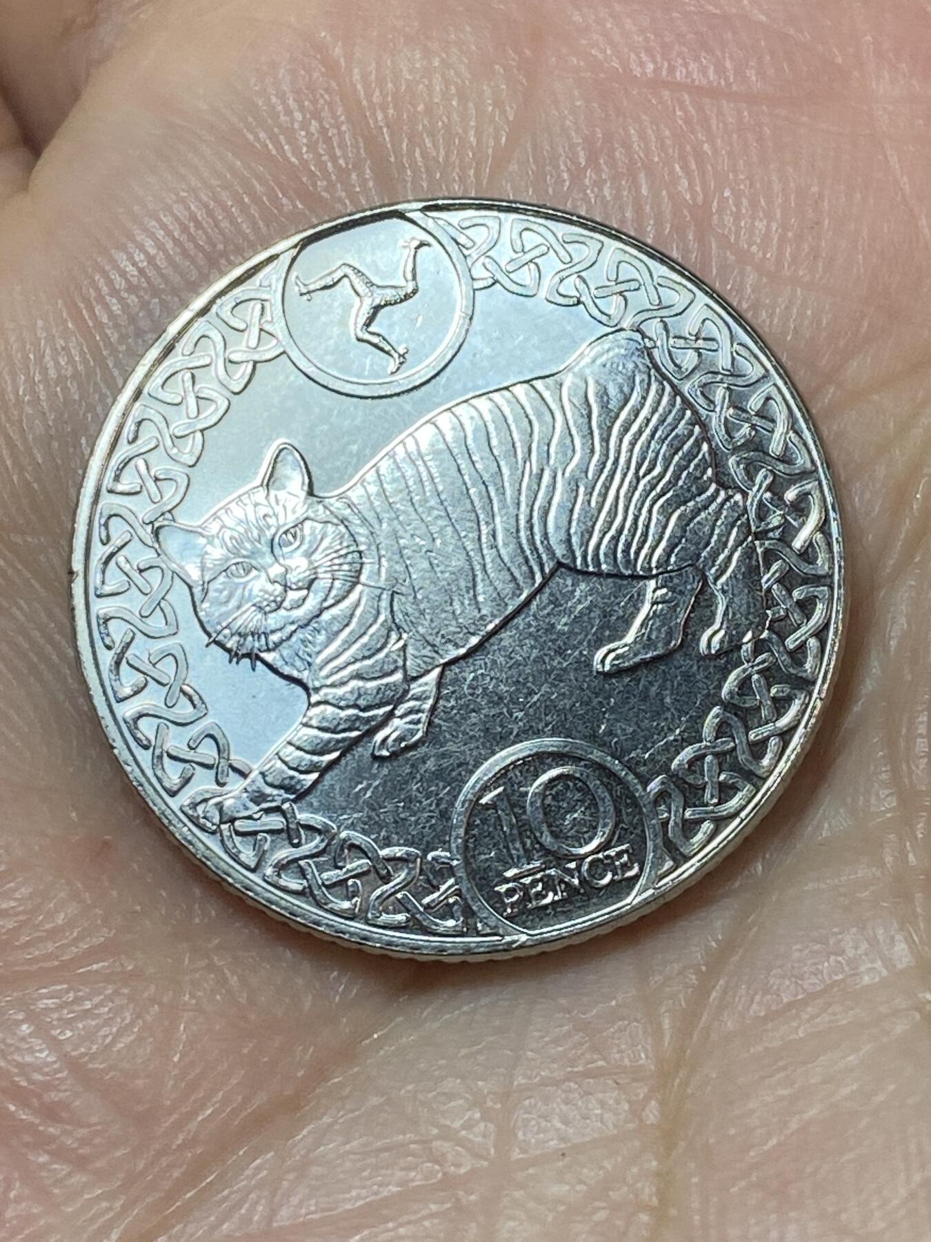 2026年第二十二场(总第一百九十一场）外国好品散币场(免佣金) 英属马恩岛🇮🇲2020年10便士(伊丽莎白二世老年第四套)