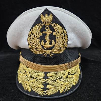 0元起拍勋章 第333期 咸鱼国勋章拍卖专场 2月11日（周三）下午6：00开始 - 印尼海军将官大檐帽 58cm