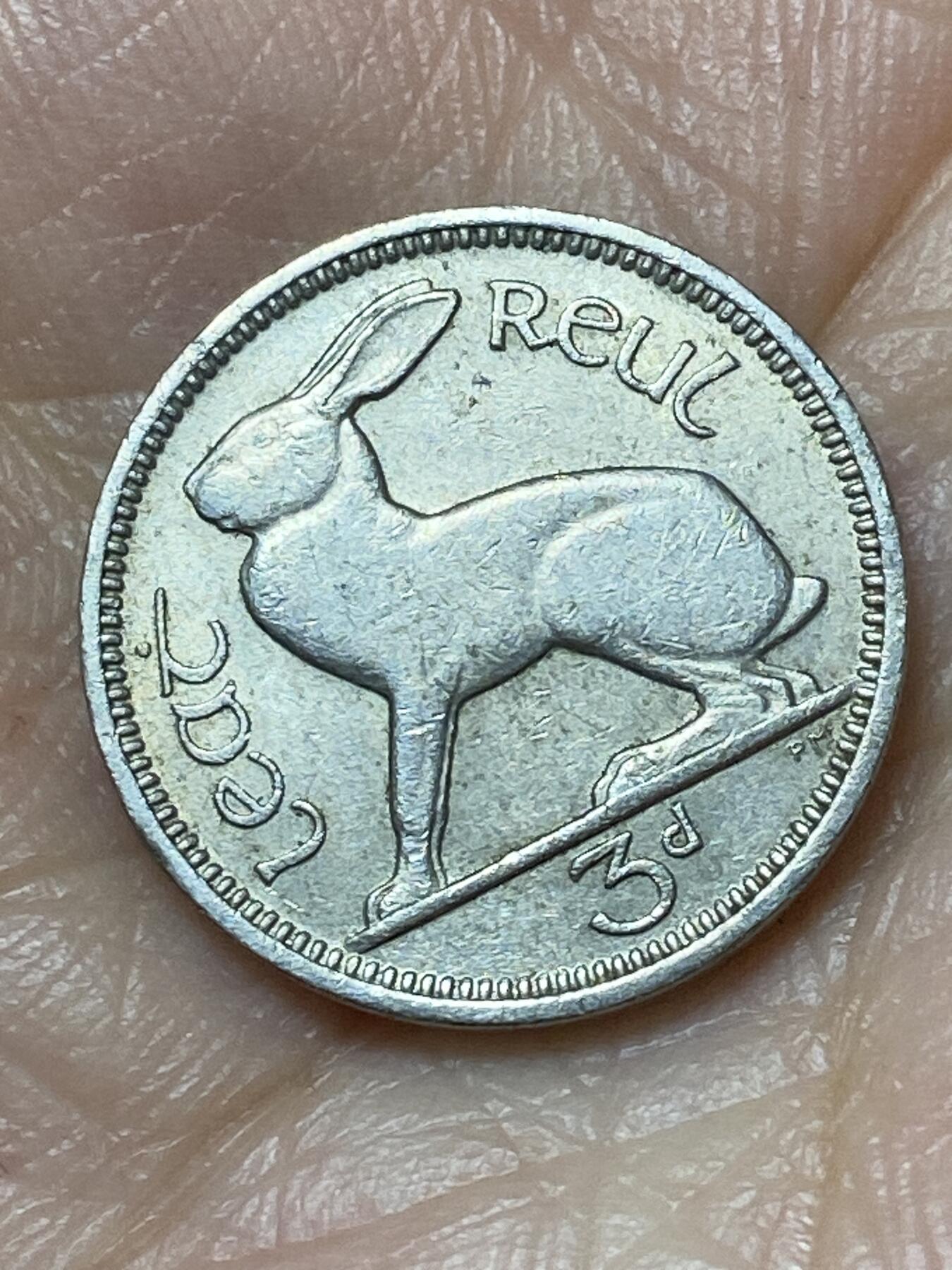 2026年第二十二场(总第一百九十一场）外国好品散币场(免佣金) 爱尔兰🇮🇪1962年3便士(共和国时期第一套第二版)