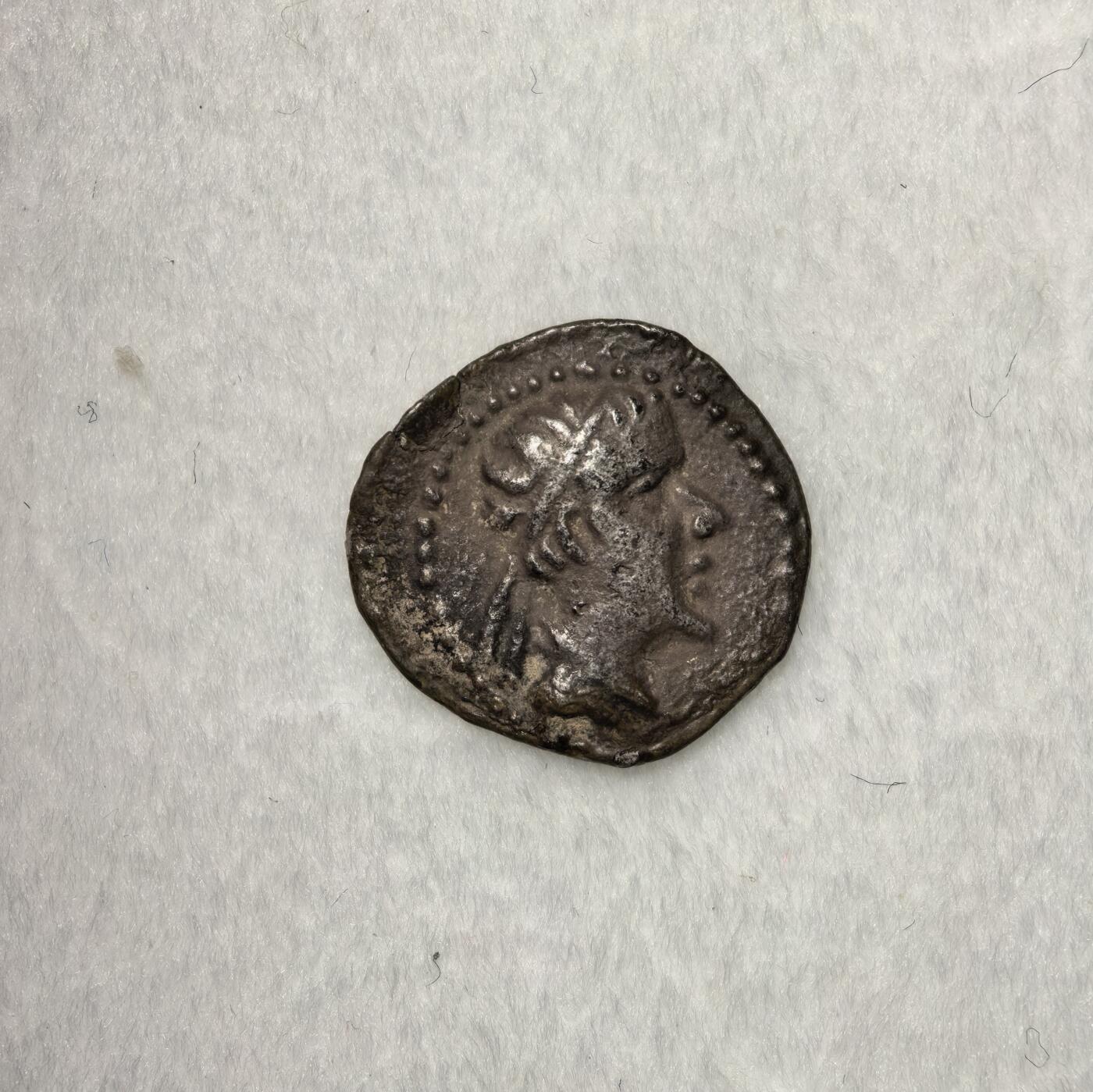 丝路钱币—巴克特里亚王朝  攸克拉提底斯一世1奥波银币