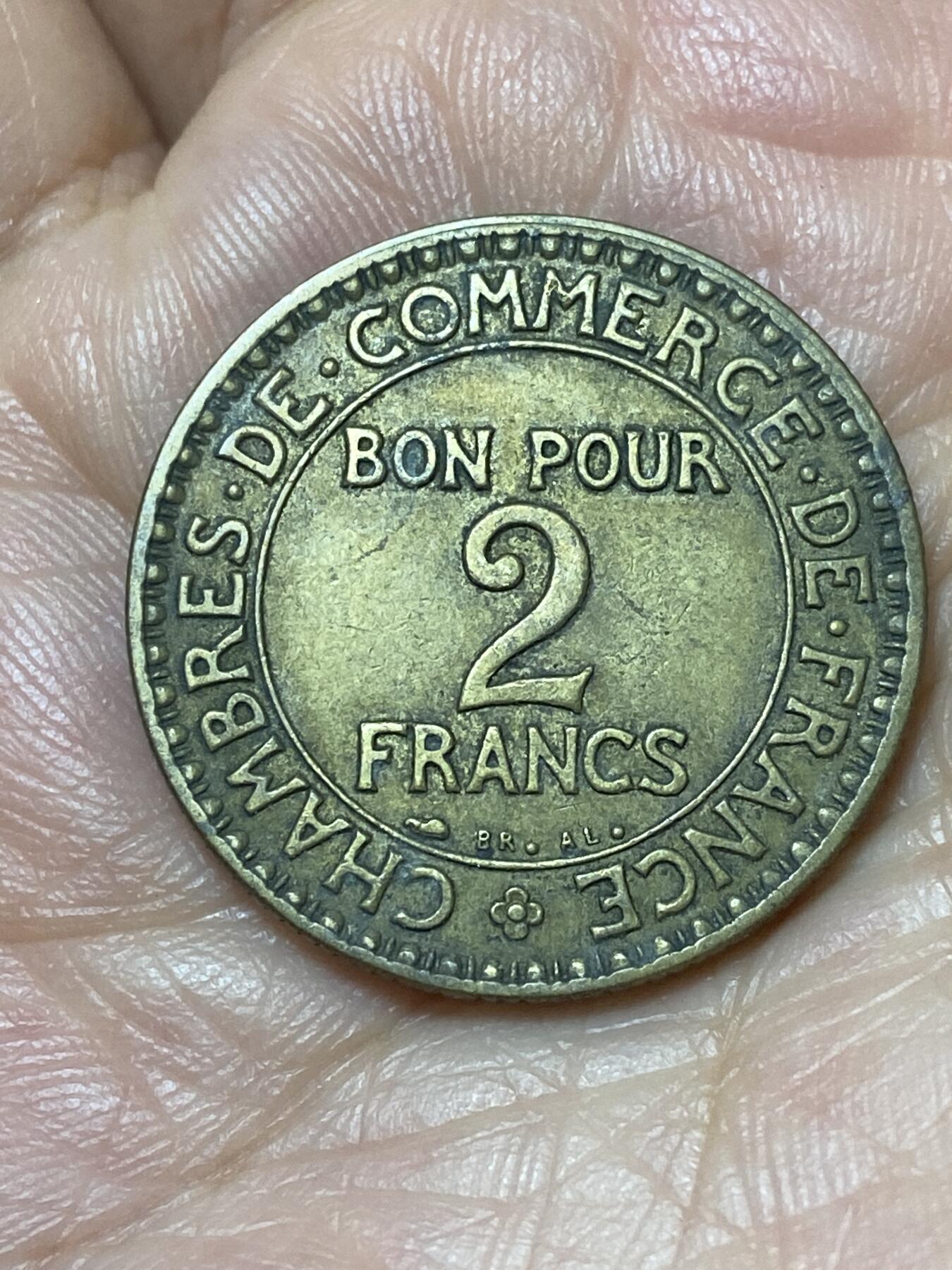 2026年第二十二场(总第一百九十一场）外国好品散币场(免佣金) 法兰西第三共和国1925年2法郎