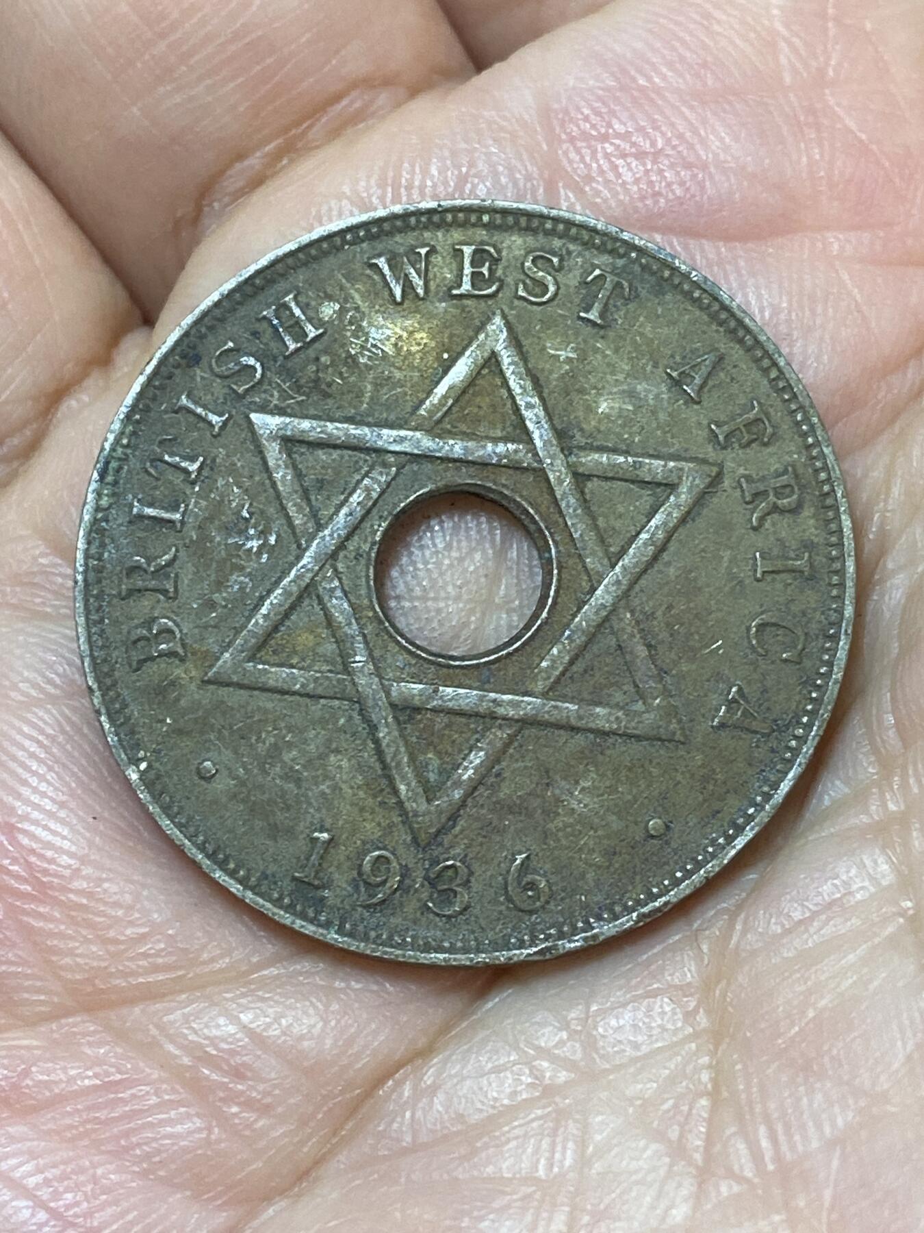 2026年第二十二场(总第一百九十一场）外国好品散币场(免佣金) 英属西非1936年1便士(爱德华八世时期)