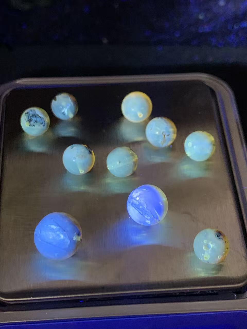 乌克兰原矿金珀通货珠子一组