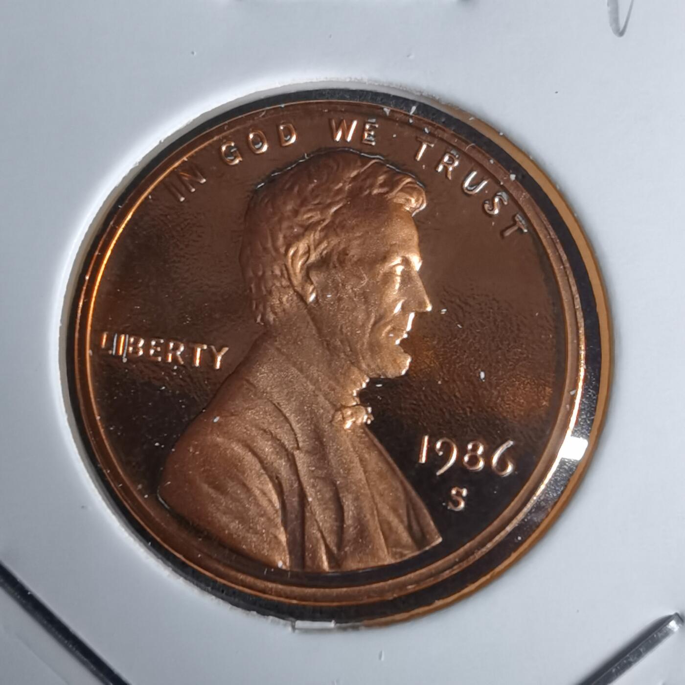 沼泽如烟--第990场 美国1986年1分精制币