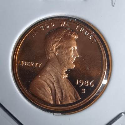 沼泽如烟--第990场 - 美国1986年1分精制币