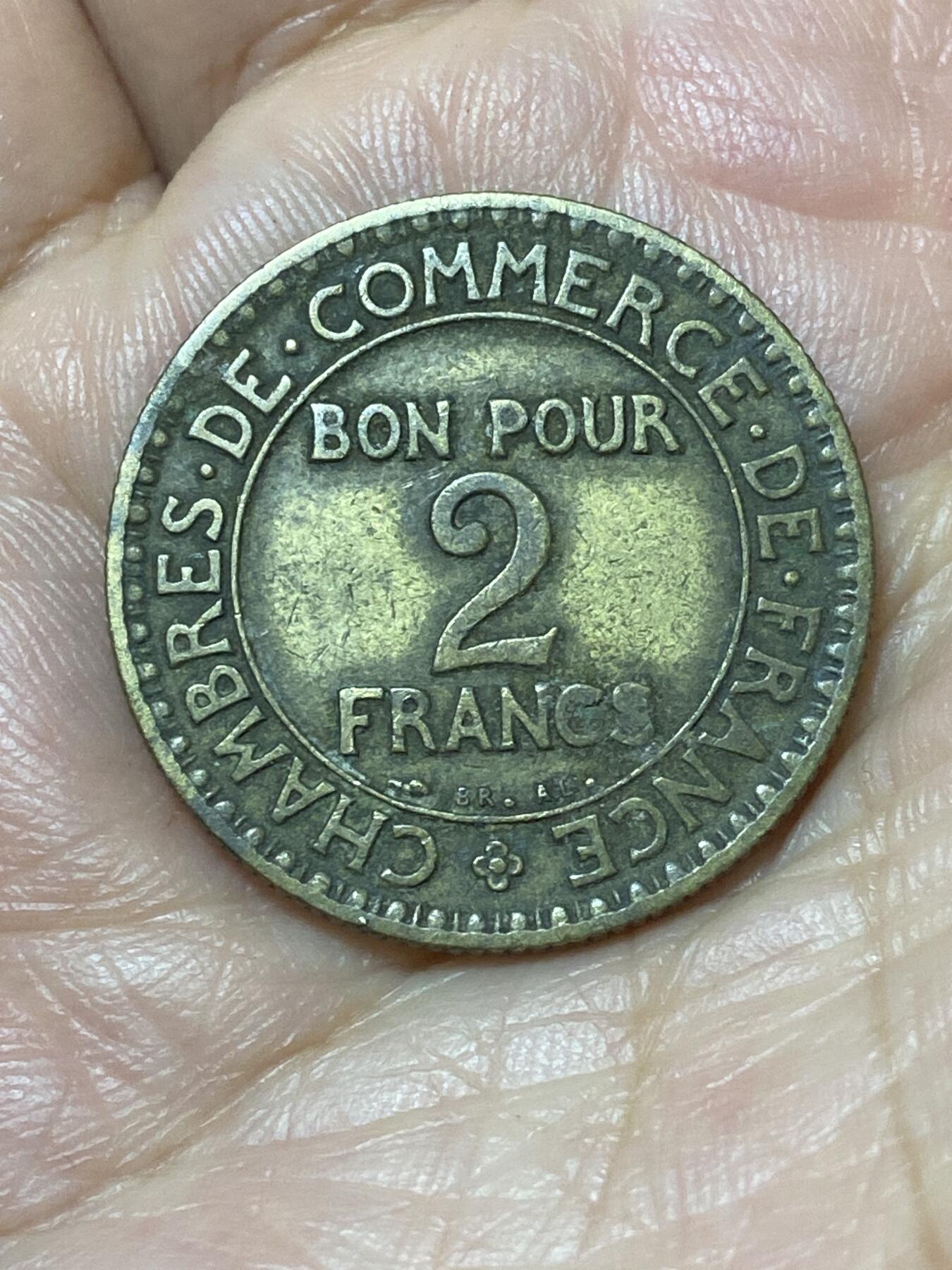 2026年第二十二场(总第一百九十一场）外国好品散币场(免佣金) 法兰西第三共和国1924年2法郎(Open4–开口4版)