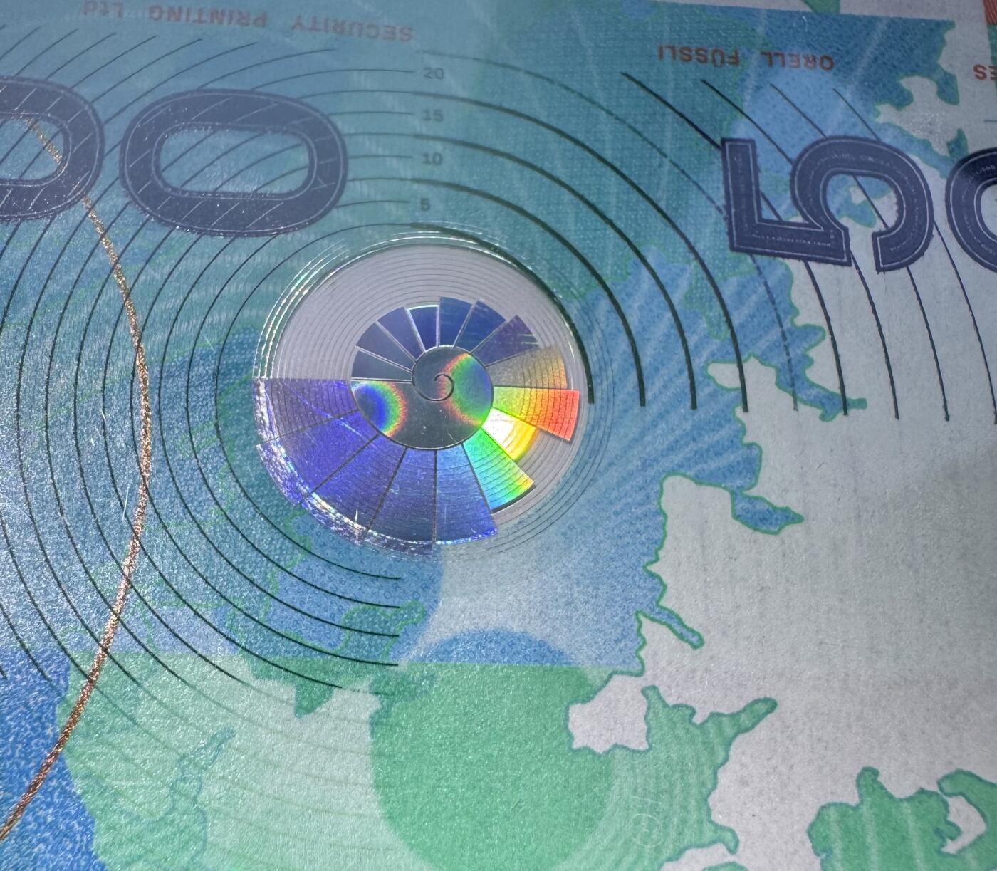 2026第3场（总第230期）：精品测试钞、外钞综合场 瑞士OFS “成立500周年”纪念版塑料透视窗口测试钞～纸基（PMG67）