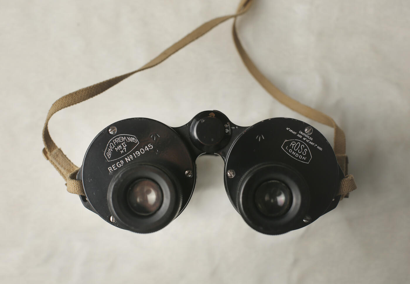 欢庆春节！戎马世界章牌大赏第112期春节大拍  德专场 英国 Ross London No.5 Mk I 7×50 海军军用双筒望远镜（二战时期）