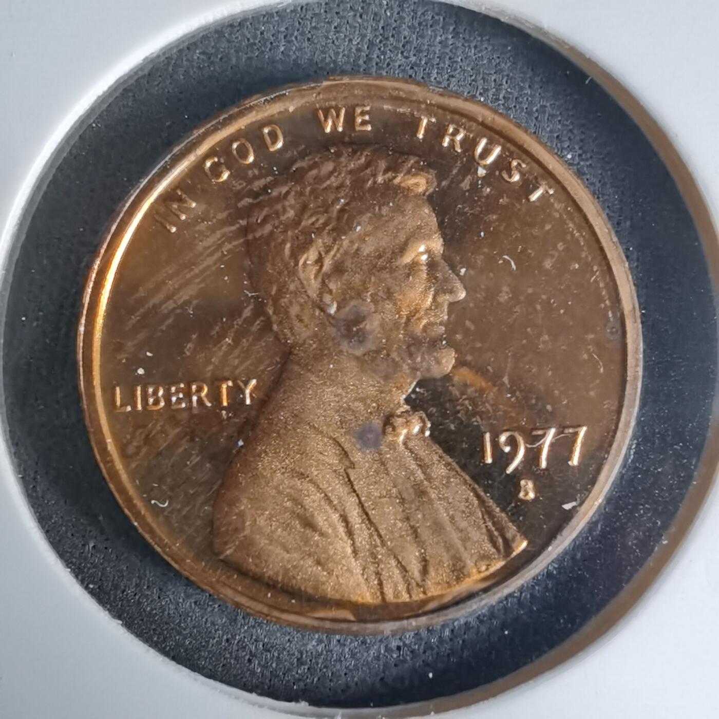 沼泽如烟--第990场 美国1977年1分精制币