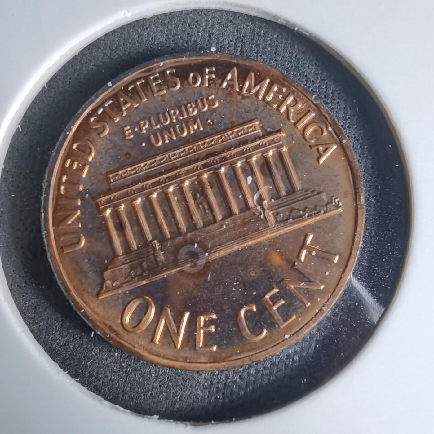 沼泽如烟--第990场 美国1969年1分精制币