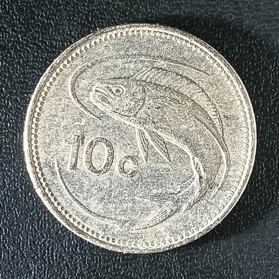 逸泉钱币2026第十二组世界钱币专场春节千件大拍A1614～2574 - 2481 马耳他10分硬币