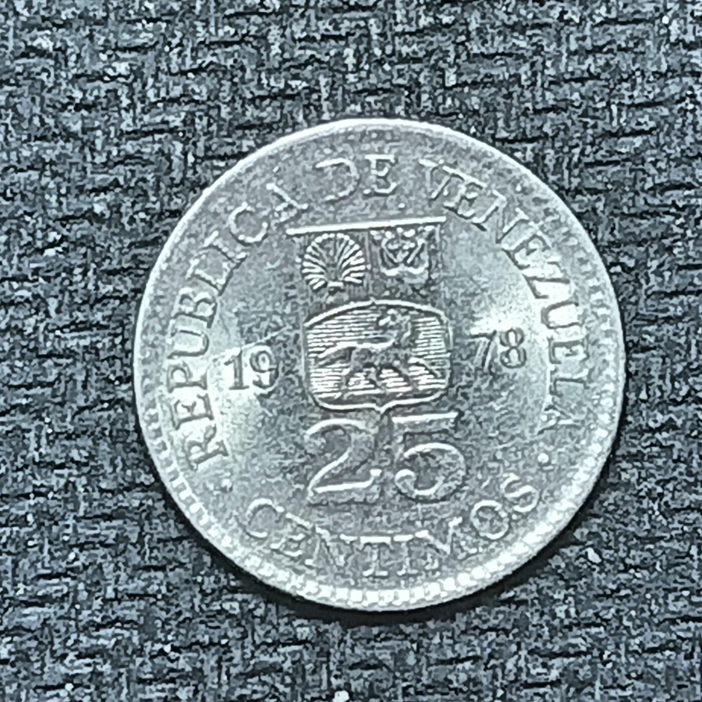 逸泉钱币2026B第十场世界钱币纪念币专场B1231-1615 1524委内瑞拉25分