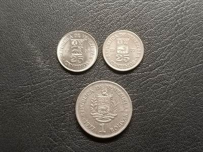 荟藏特别场次第二期——“社长的钢镚堆” - 委内瑞拉硬币批量三枚