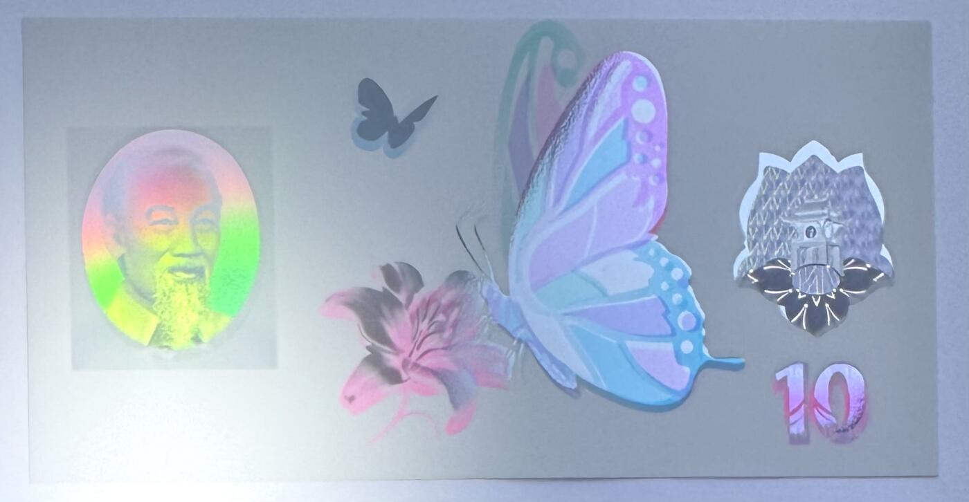 2026第3场（总第230期）：精品测试钞、外钞综合场 越南Q&T 最新PolySecure®Shield内置安全特征10面值塑料基材测试钞册装UNC（胡志明、蝴蝶、鲜花）