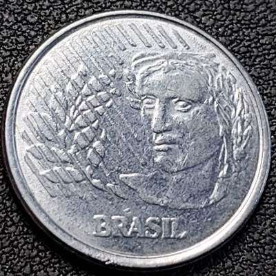 泉币菌-第188场- 迎情人节专场 本场拍品多 请提前出价（本周五和之前拍的 2月14日发货） - 橄榄枝女神 巴西10克鲁塞罗硬币 1994年 22mm