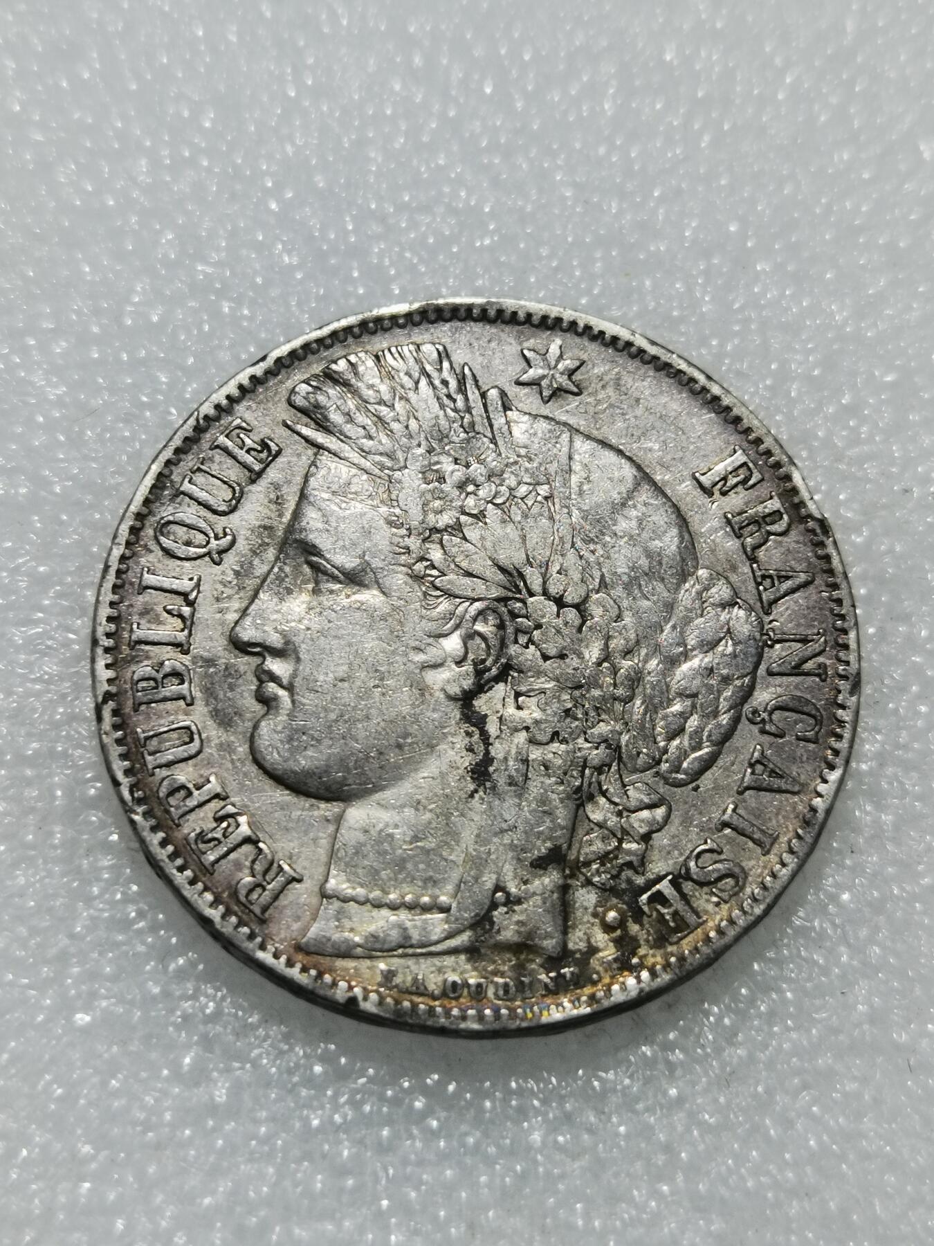 天下钱庄专场欢迎参拍 法国谷物女神银币