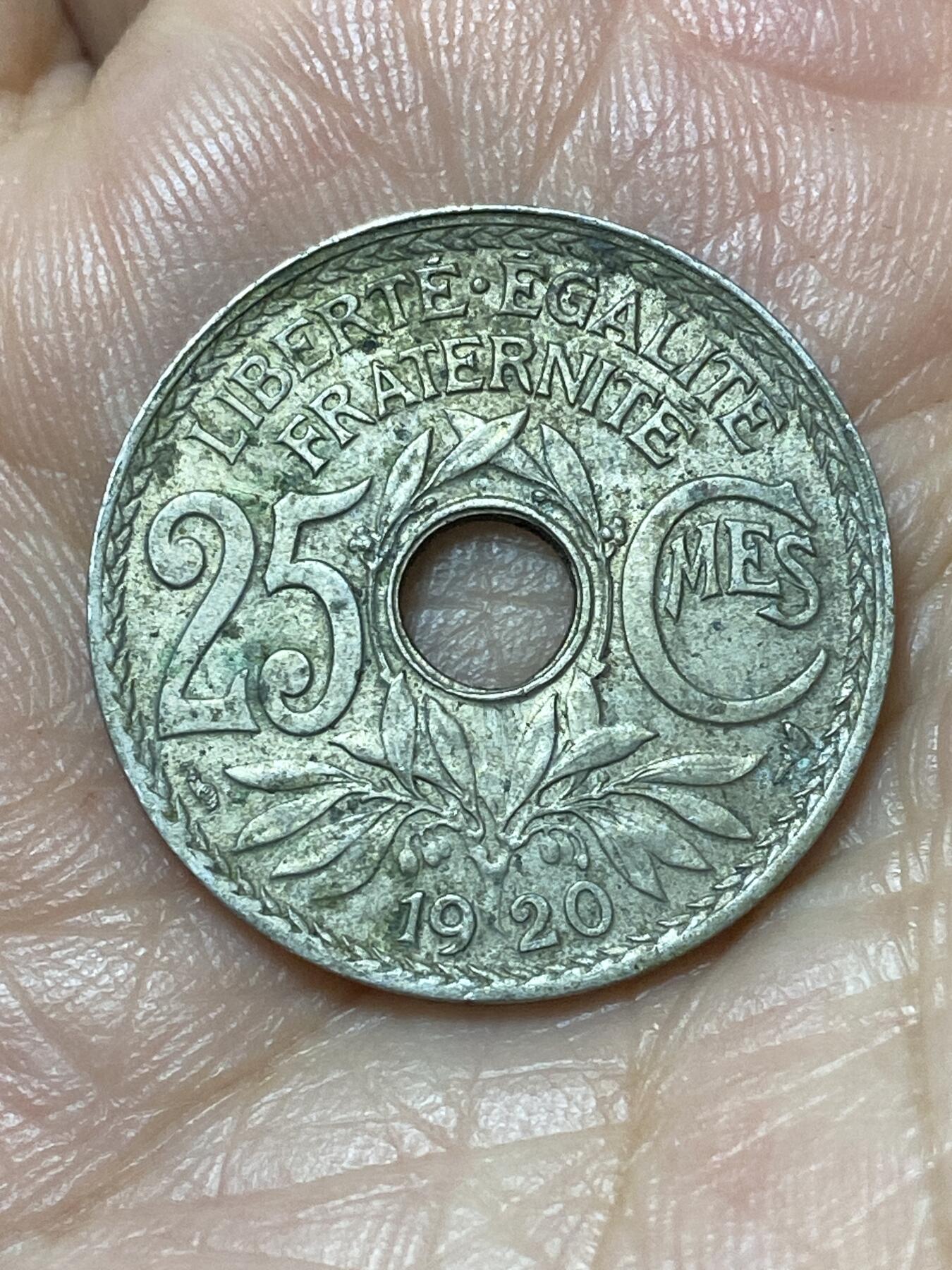 2026年第二十二场(总第一百九十一场）外国好品散币场(免佣金) 法兰西第三共和国1920年25生丁