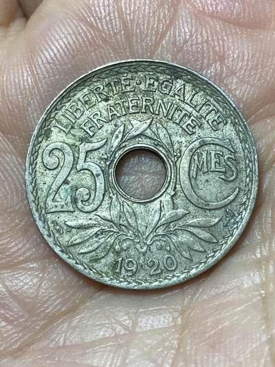 2026年第二十二场(总第一百九十一场）外国好品散币场(免佣金) - 法兰西第三共和国1920年25生丁