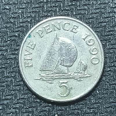 逸泉钱币2026B第十场世界钱币纪念币专场B1231-1615 - 1523根西岛5便士