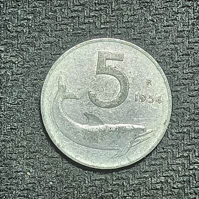 逸泉钱币2026B第十场世界钱币纪念币专场B1231-1615 - 1544意大利5里拉