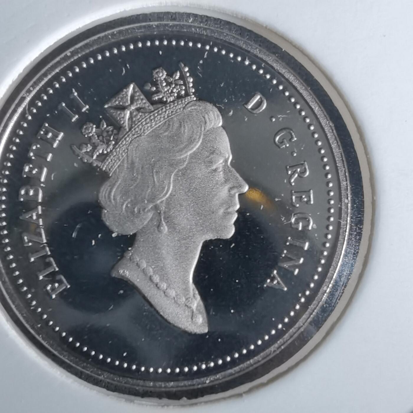 沼泽如烟--第990场 加拿大1993年5分精制币