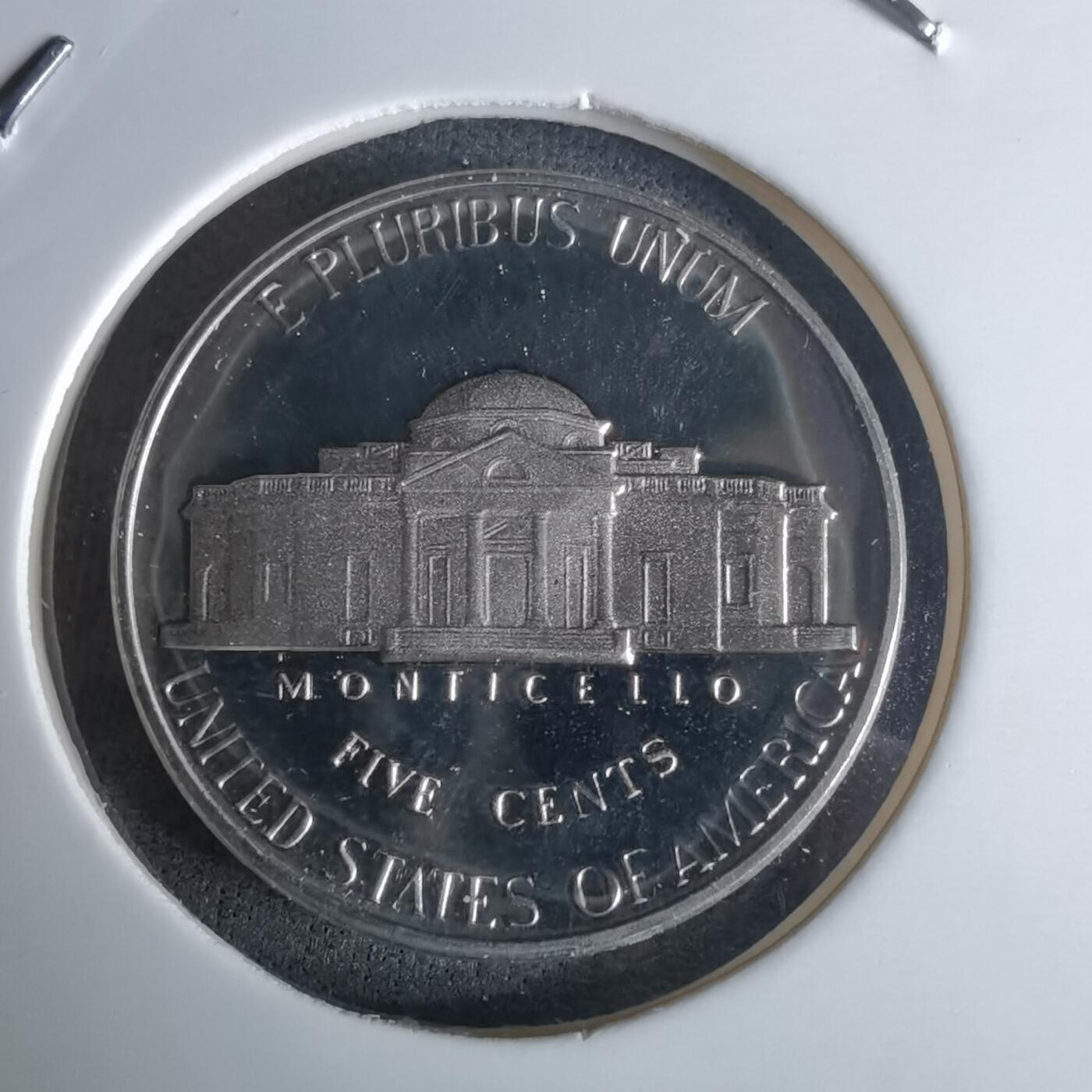 沼泽如烟--第990场 美国1989年5分精制币