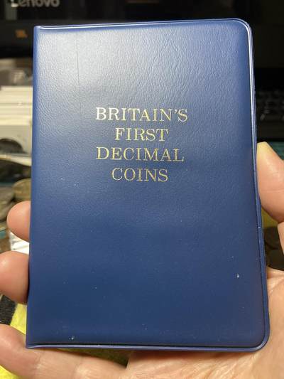 2026年第二十二场(总第一百九十一场）外国好品散币场(免佣金) - 英国🇬🇧十进制第一版首发年原册套币5枚