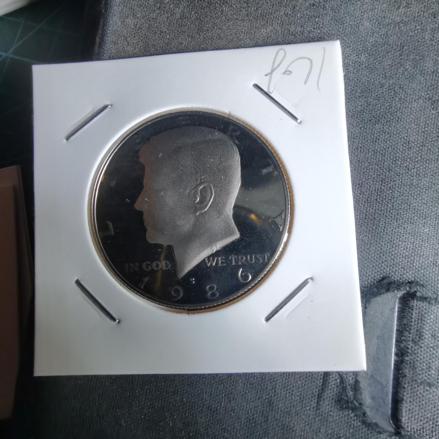 沼泽如烟--第990场 美国1986年半美元精制币