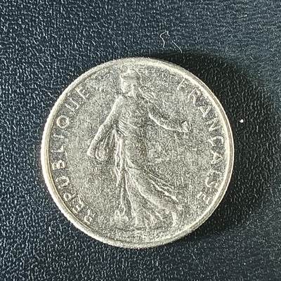 逸泉钱币2026第十二组世界钱币专场春节千件大拍A1614～2574 - 2544 法国1/2法郎