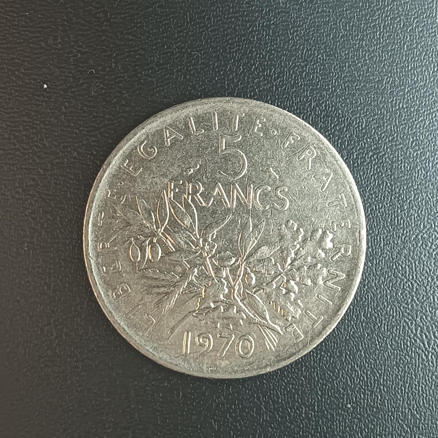 逸泉钱币2026第十二组世界钱币专场春节千件大拍A1614～2574 2561 法国5法郎