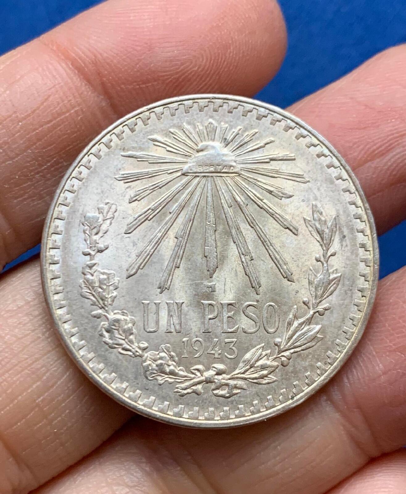 墨西哥1943年1比索银币