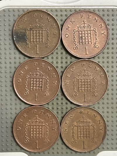 2026年第25场各国散币拍卖（总第175场）年前发货截止到11号 - 英国1便士6枚