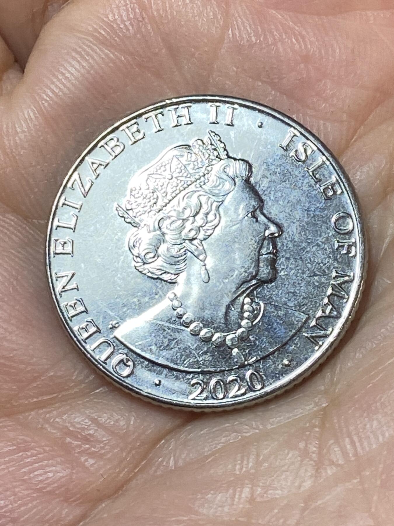 2026年第二十二场(总第一百九十一场）外国好品散币场(免佣金) 英属马恩岛🇮🇲2020年10便士(伊丽莎白二世老年第四套)