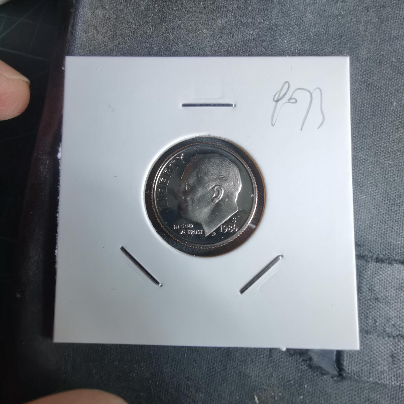 沼泽如烟--第990场 美国1986年10分精制币