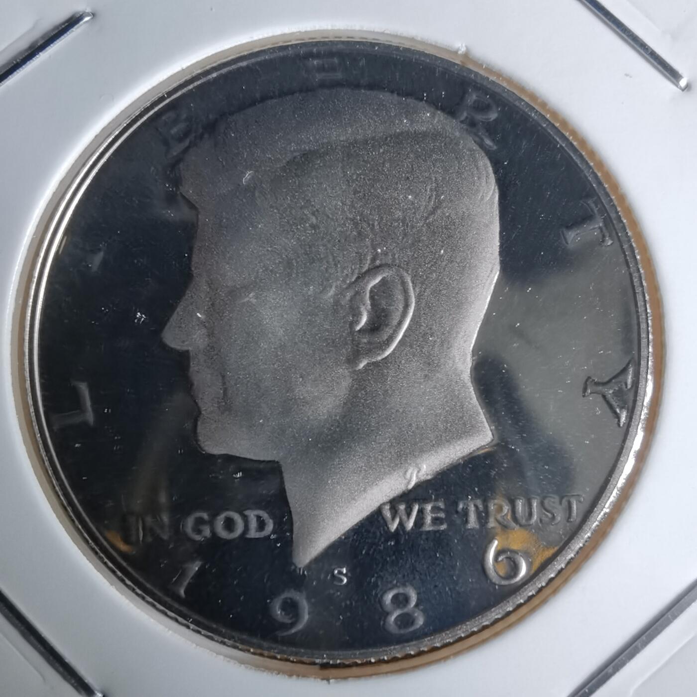 沼泽如烟--第990场 美国1986年半美元精制币