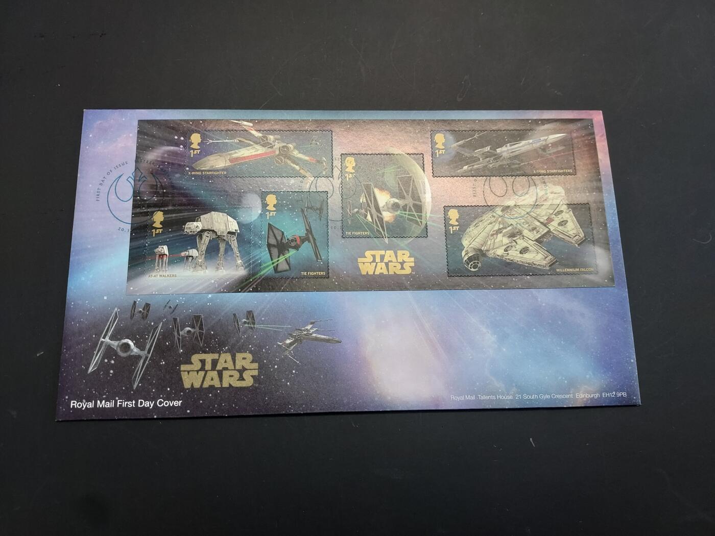 博彦收藏   2月23日 8点邮票专场 全场包邮 英国星球大战首日封