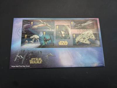 博彦收藏   2月23日 8点邮票专场 全场包邮 - 英国星球大战首日封