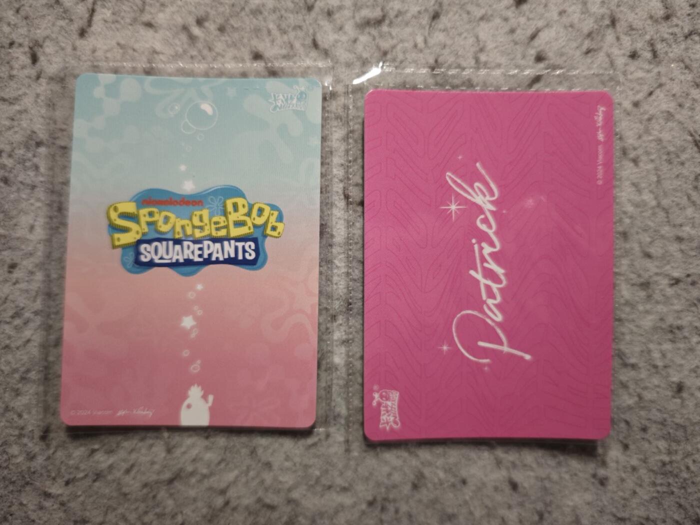 卡游 海绵宝宝 pr卡➕印签卡一张