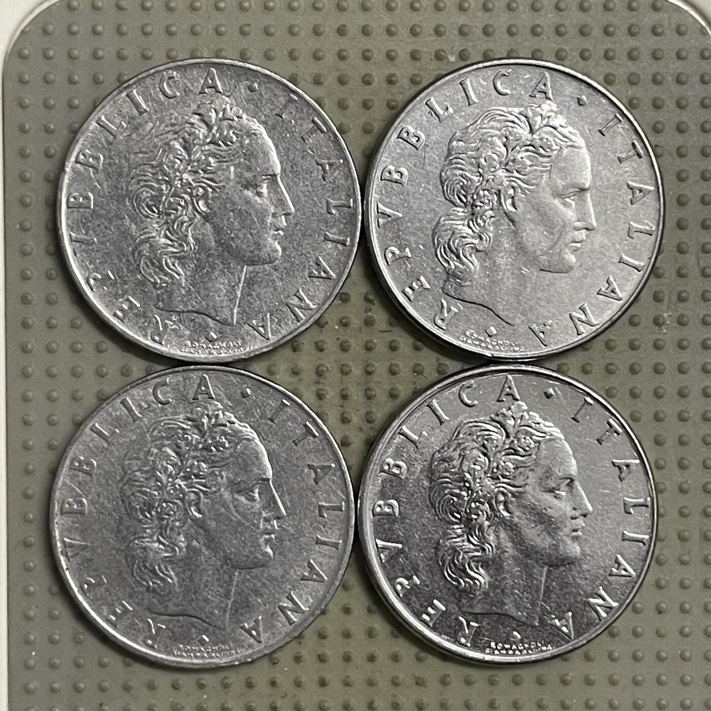 2026年第25场各国散币拍卖（总第175场）年前发货截止到11号 意大利50里拉4枚