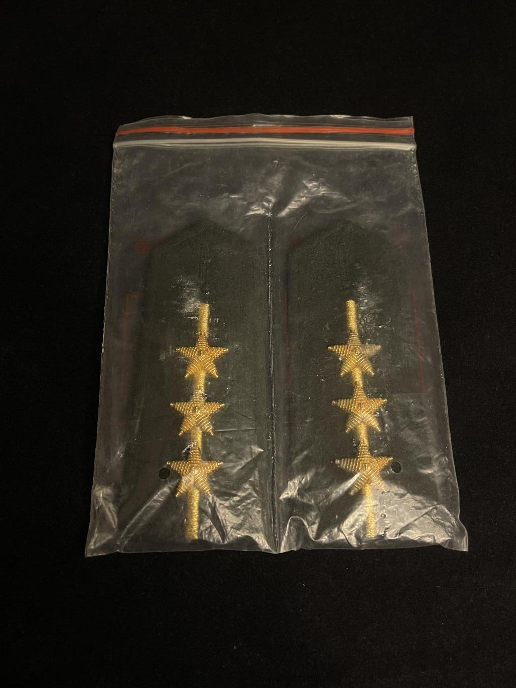 杂勋专场 南苏联AU07式礼服毛呢肩章