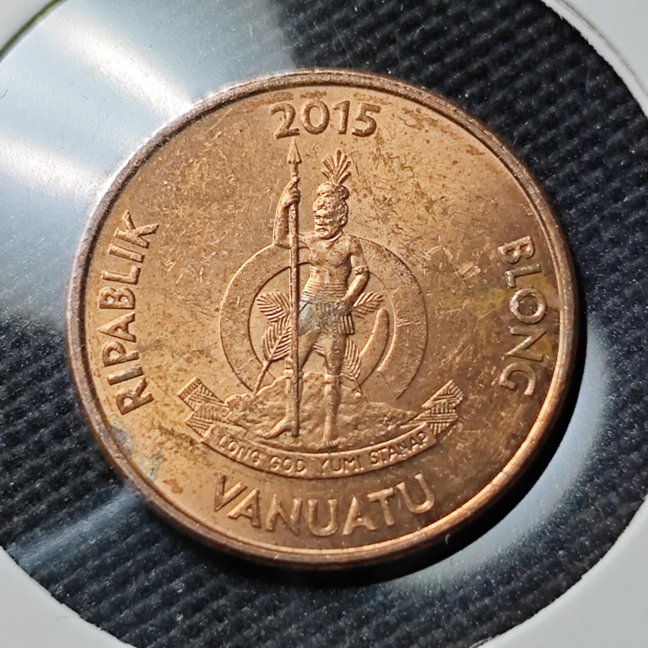 KK钱币收藏小铺  第395期  2月预留时间 周末发货 2015瓦努阿图5瓦图 
