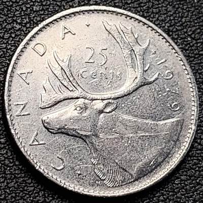 泉币菌-第189场- 情人节快乐 精品福利场 拍品较多 请提前出价（年后发货） - 高币值 加拿大1979年1/4加拿大元 伊丽莎白二世 驯鹿 24mm 