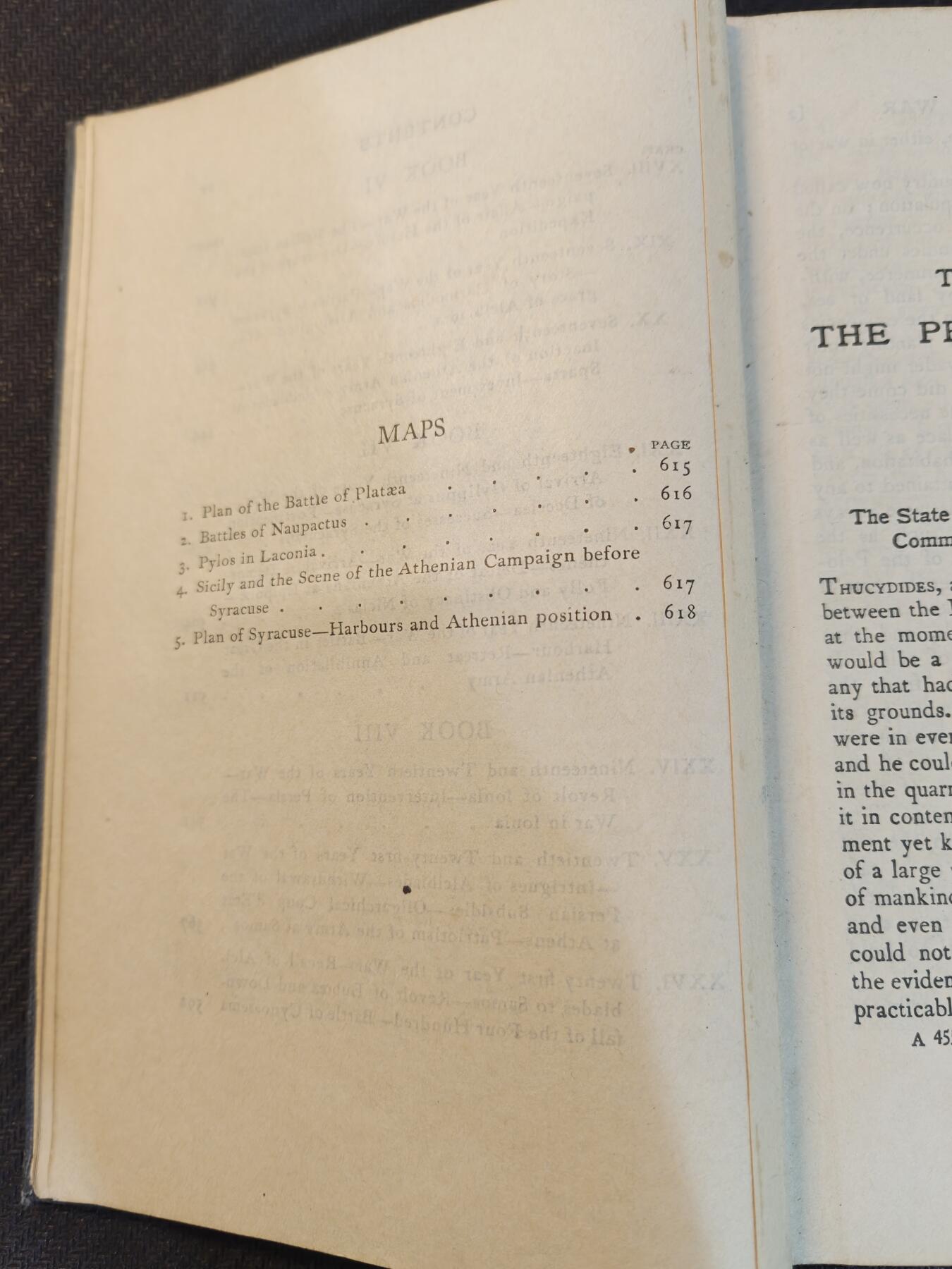 （450件拍品！制服徽章盛宴）罗岚⭐爱藏⭐年前甄选大拍场-店主清仓处理-分享拍场额外现金红包（实体经营） 原国立中央大学外文系教授卡斯卡特旧藏，1929年印刷的History of the PELOPONNESIAN WAR. Done into English by RICHARD CRAWLEY.  （《伯罗奔尼撒战争史》，理查德·克劳利 英译），印有国立中央大学外国语文研究所藏书章，内容附图多