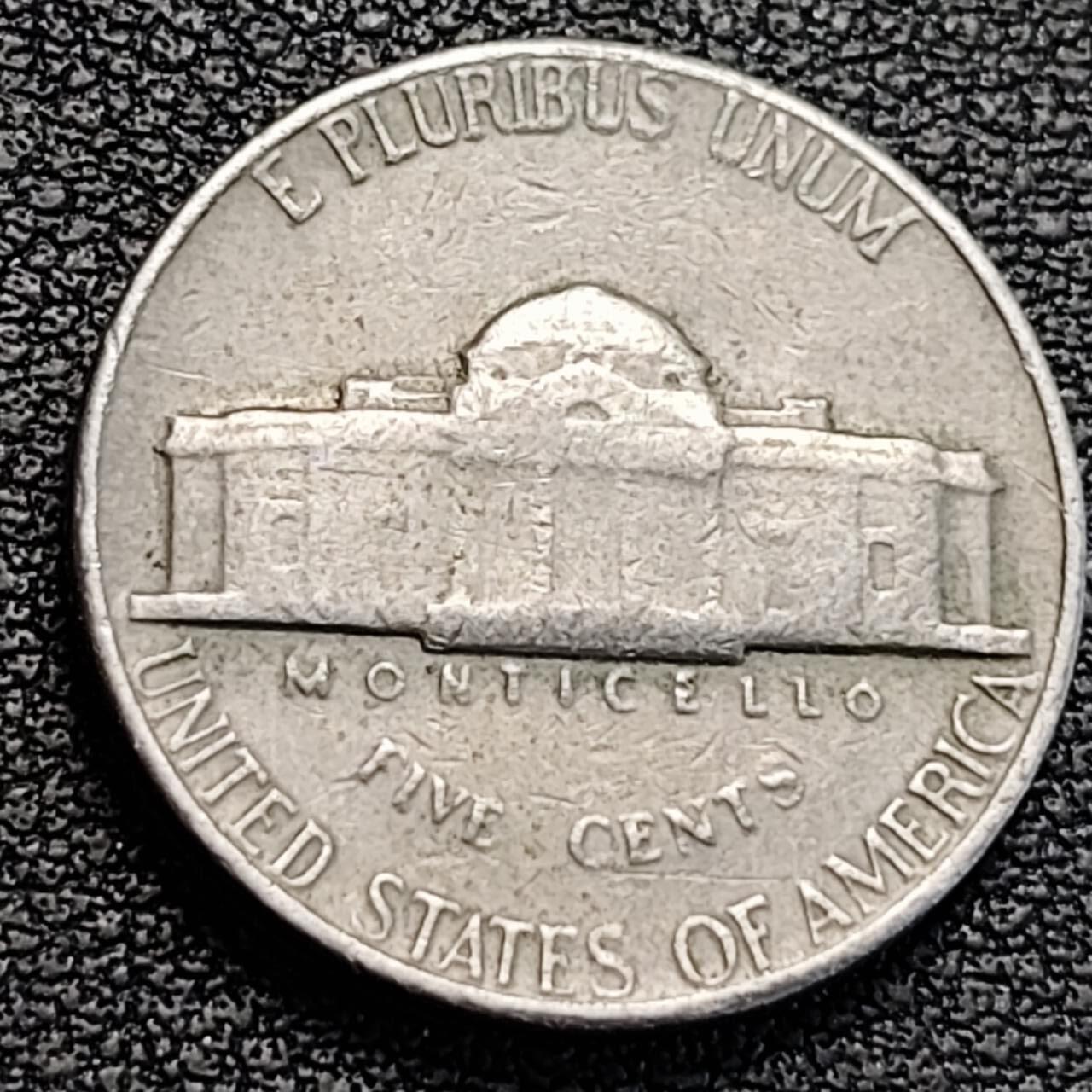 泉币菌-第186场- 小年快乐 精品福利场（本周五和之前的 2月14日发货） 美国1965年5美分纪念币 杰斐逊 及 故居蒙蒂塞洛庄园 21mm 