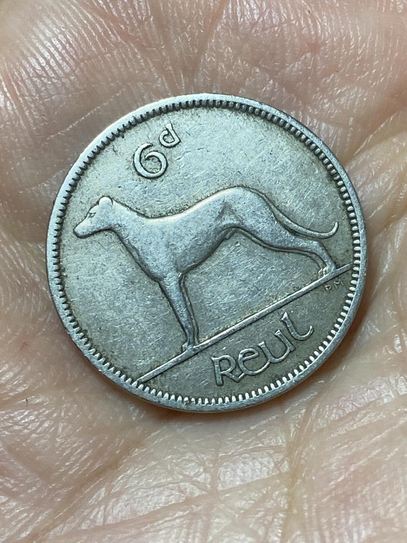 2026年第二十二场(总第一百九十一场）外国好品散币场(免佣金) 爱尔兰🇮🇪1949年6便士(共和国时期第一套第二版)