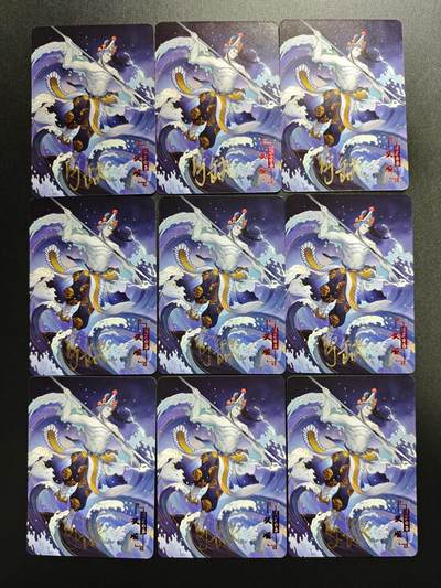 天玑星卡拍第171期《2.12周四截拍年前最后一场》持续收拍收评中 满赠卡需备注 - 【亲签卡】宁缺卡牌 水浒传 张顺 普卡 九张