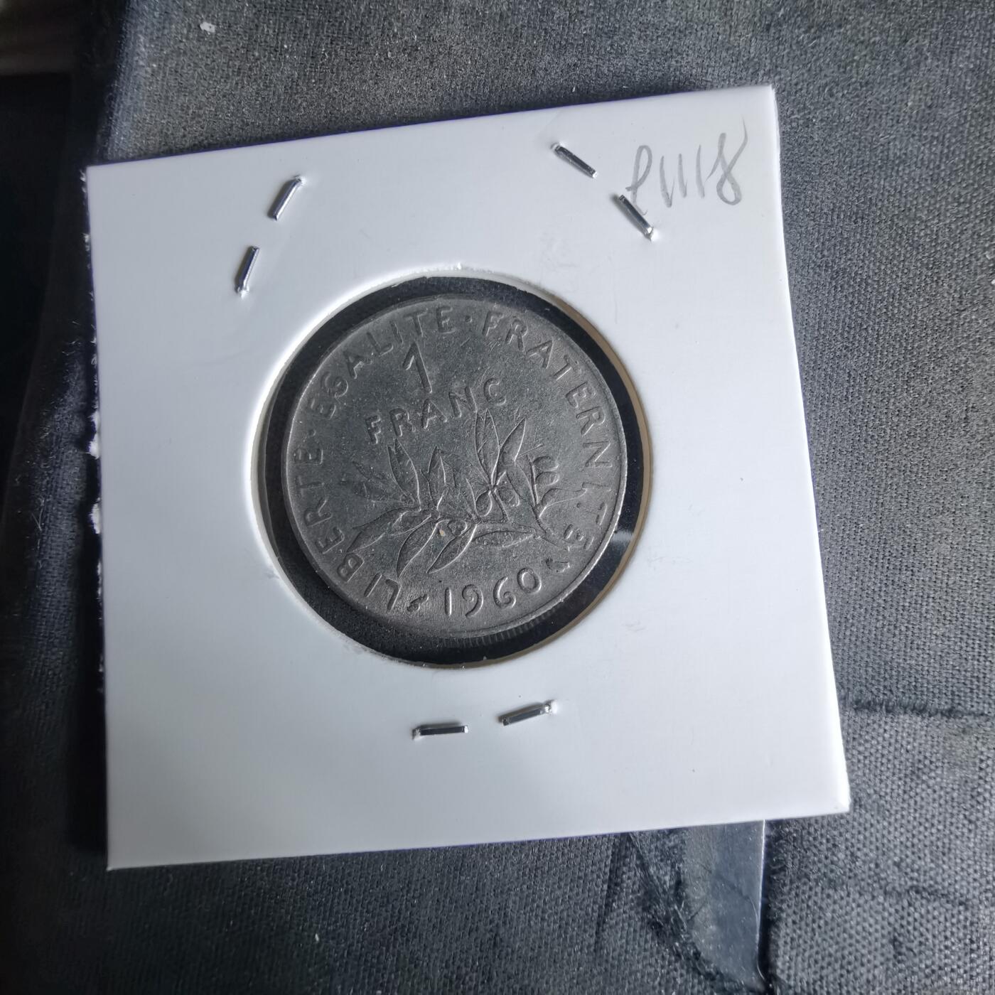 沼泽如烟--第991场 法国1960年1法郎