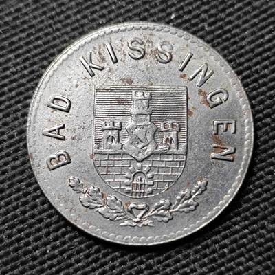 KK钱币收藏小铺  第397期 百期特怕（四拍之一） 2月预留时间 周末发货 -  1920 德紧 巴特基辛根市 10芬尼铁币